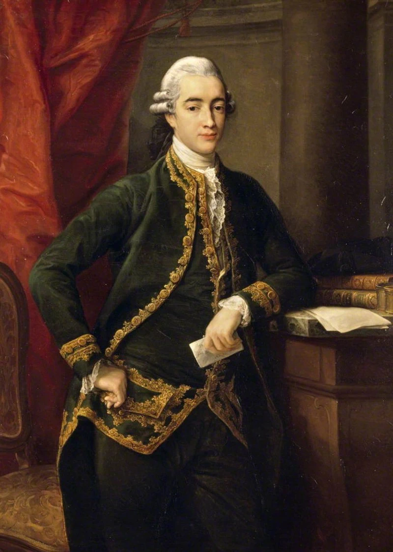 Ritratto di George Edward Henry Arthur Herbert (1755 - 1801), 2 ° Conte di Powis, Batoni Pompeo